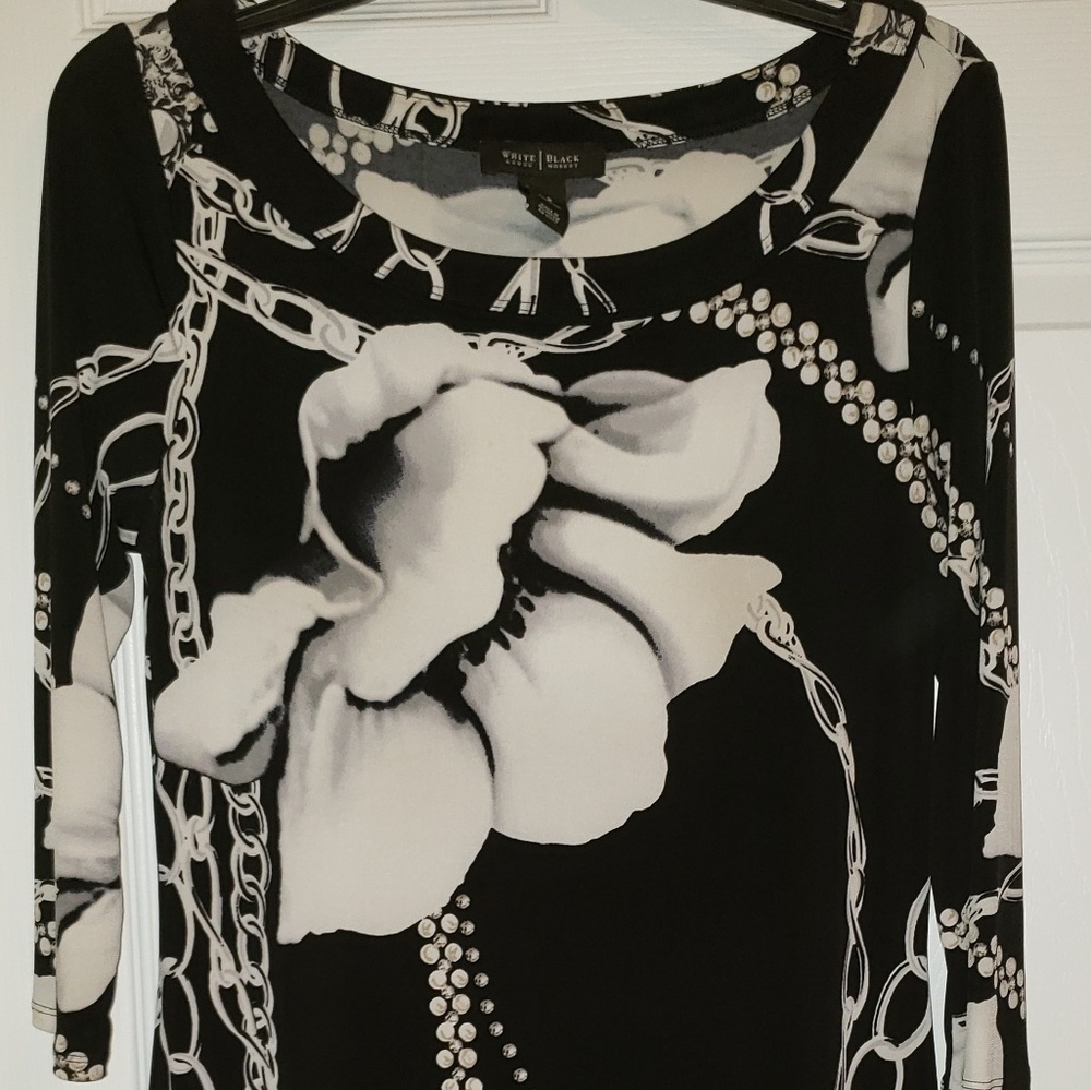 EUC WHBM black mid length dress